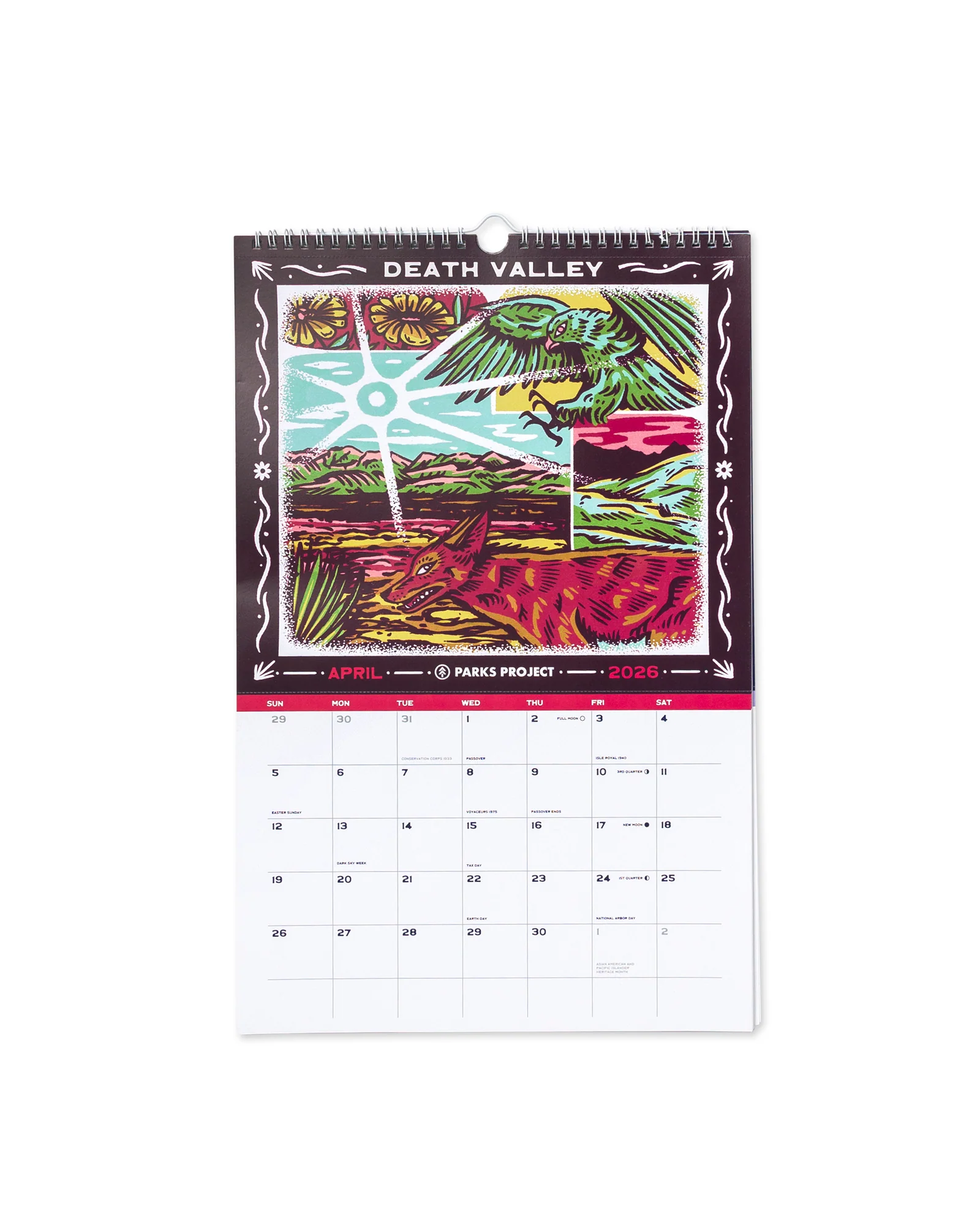 2026 Parks Project National Parks Calendar - Image 4