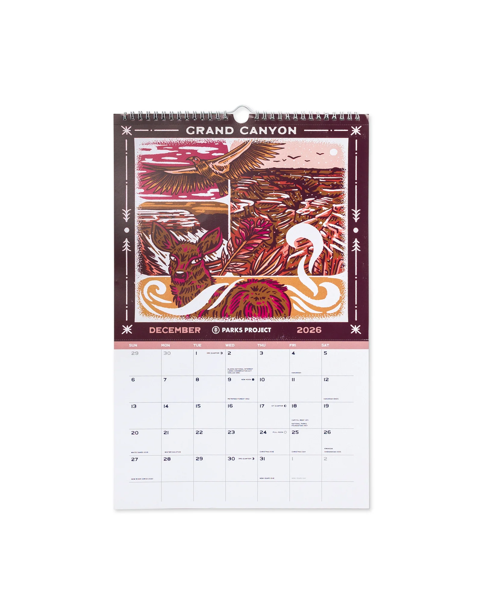 2026 Parks Project National Parks Calendar - Image 7