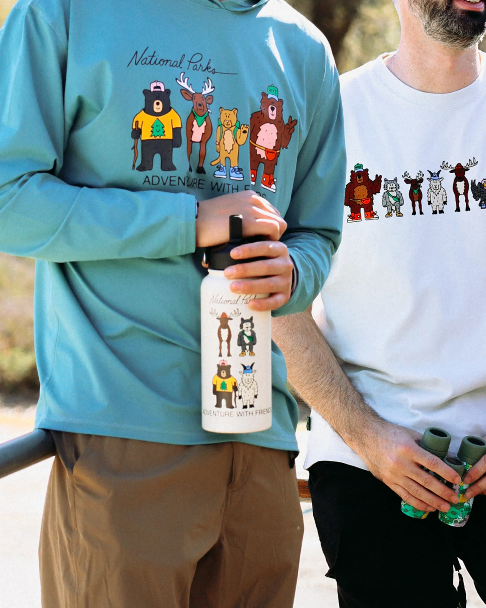 Adventure with Friends 32oz. Insulated Water Bottle - Image 3