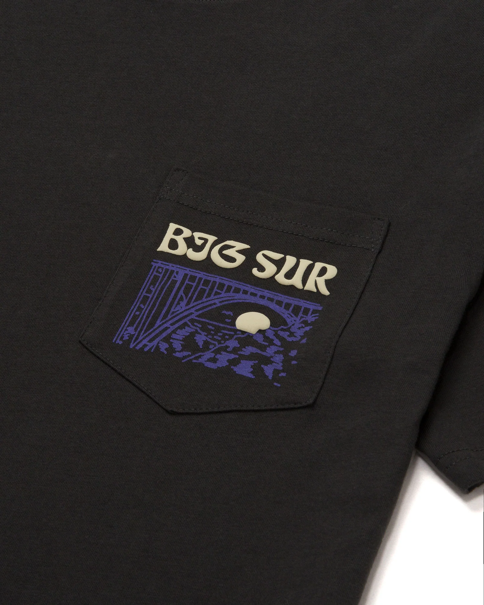 Big Sur Bridges Puff Print Pocket Tee - Image 6