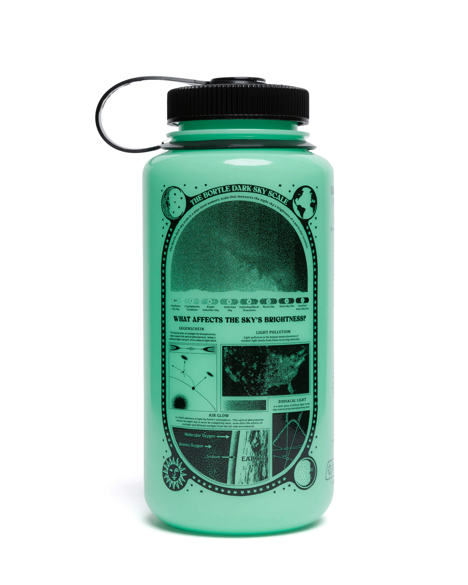 Dark Sky Recycled Glow-In-The-Dark Water Bottle - Image 6