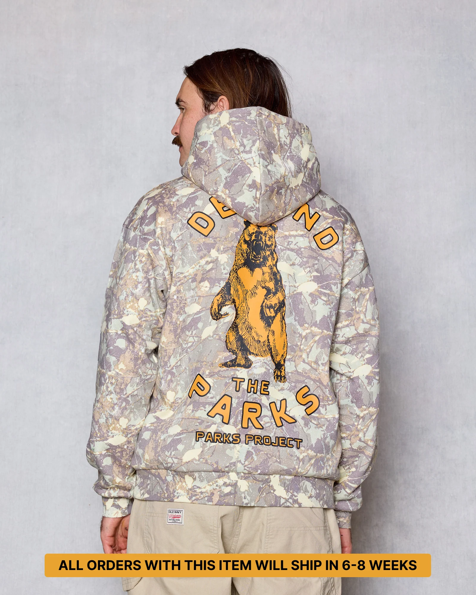 Defend the Parks Bear Hoodie - Image 3