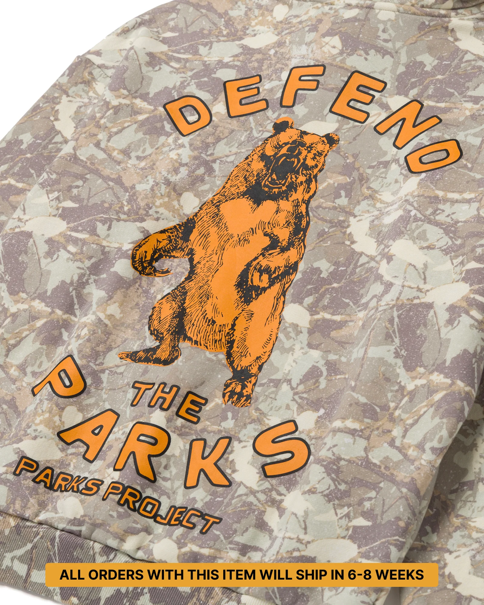 Defend the Parks Bear Hoodie - Image 8