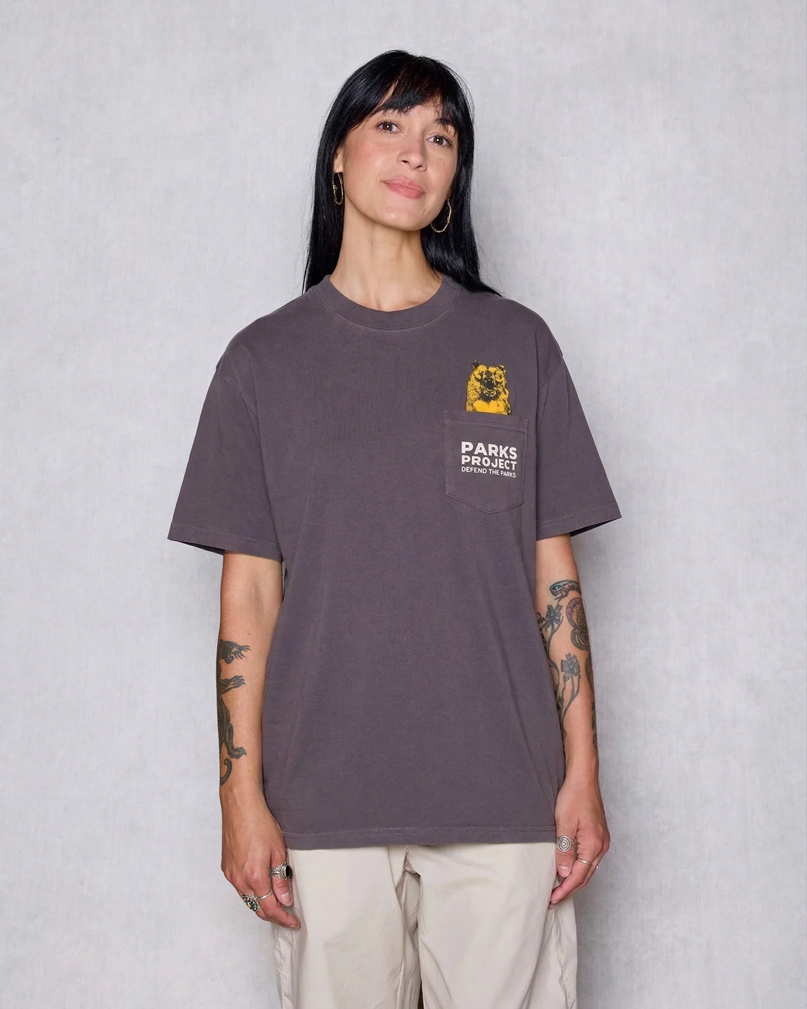 Defend the Parks Bear Pocket Tee - Image 7