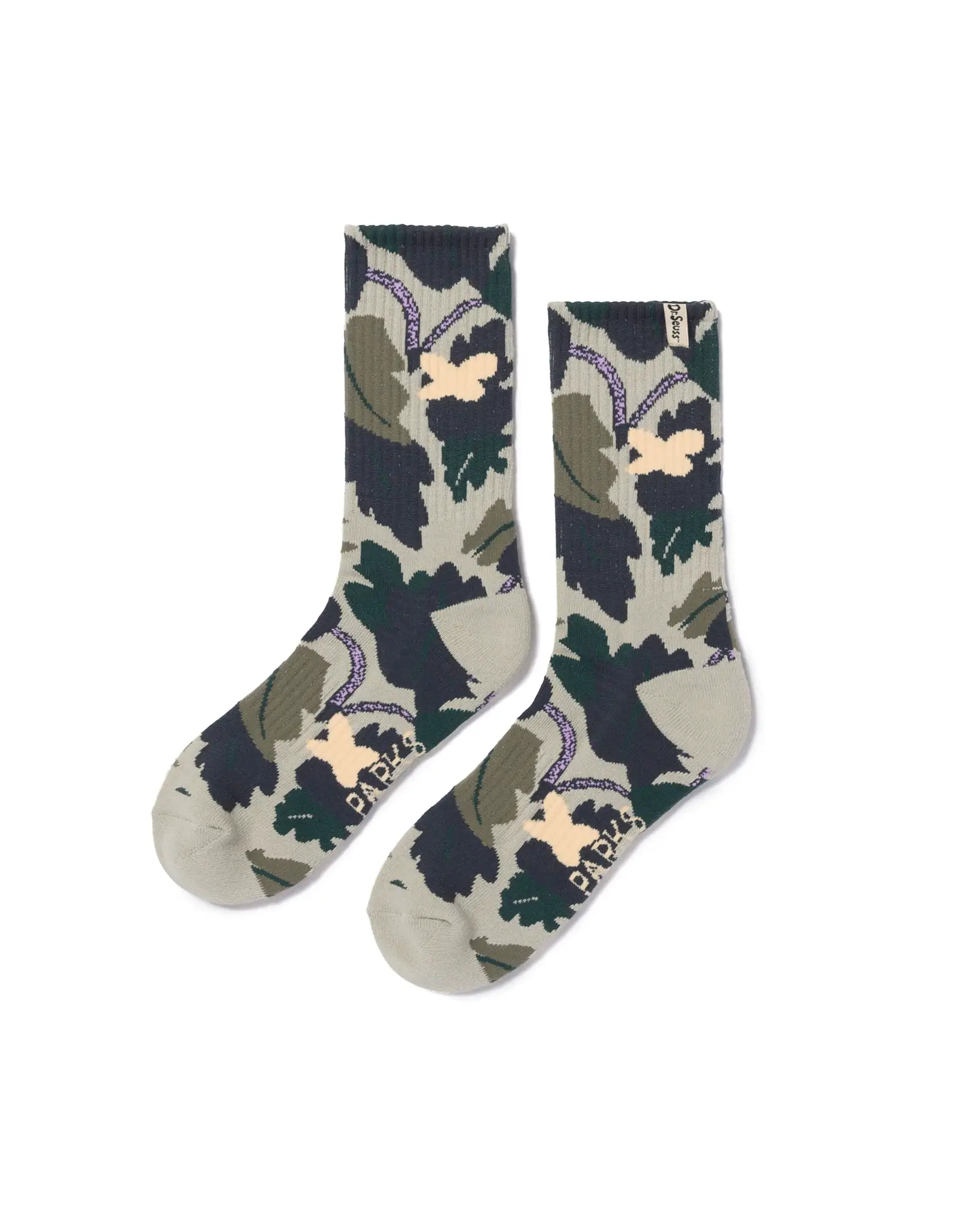 Dr. Seuss x Parks Project Striped Camo Trail Crew Sock 2 Pack - Image 4