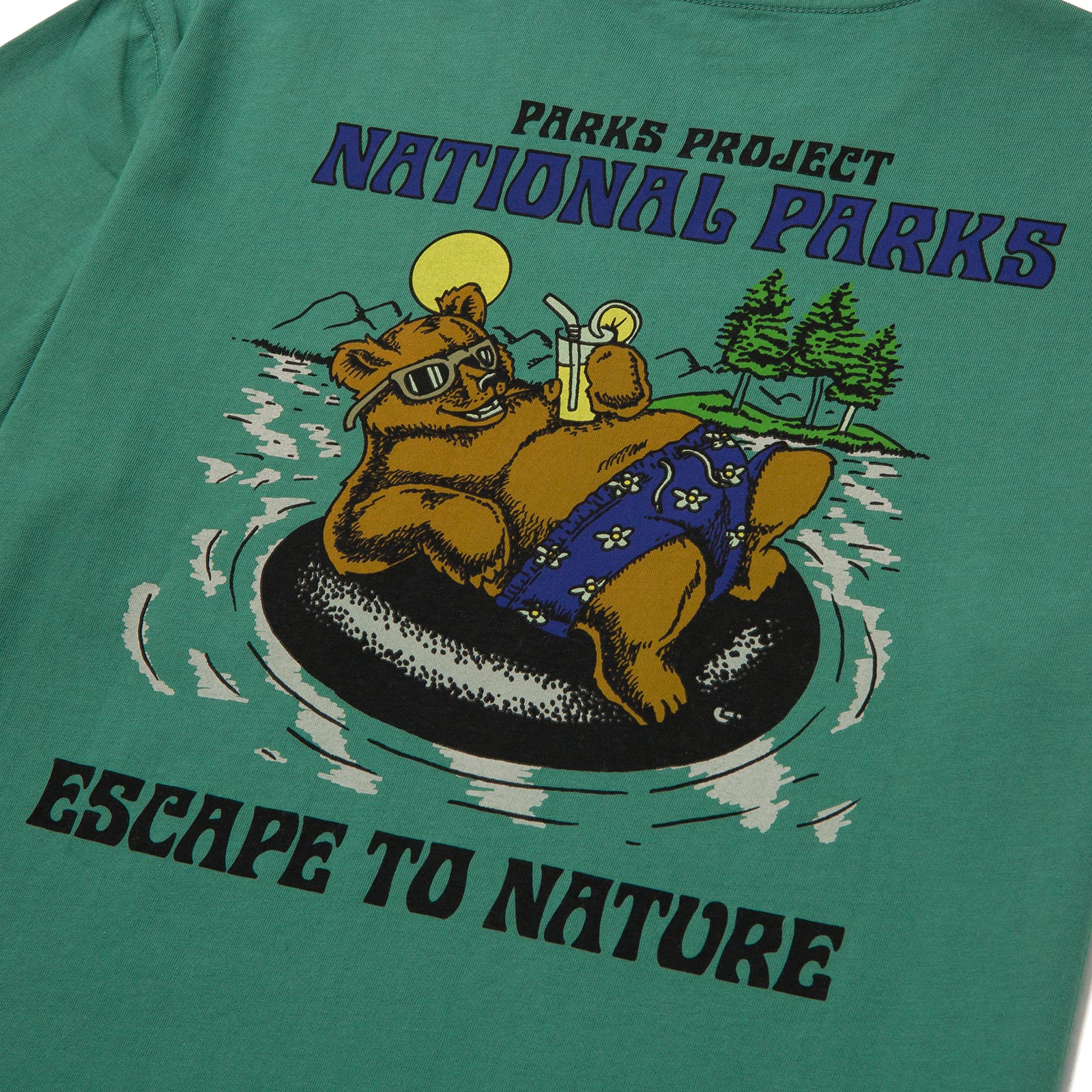 Escape to Nature Bear Float Pocket Tee - Image 4