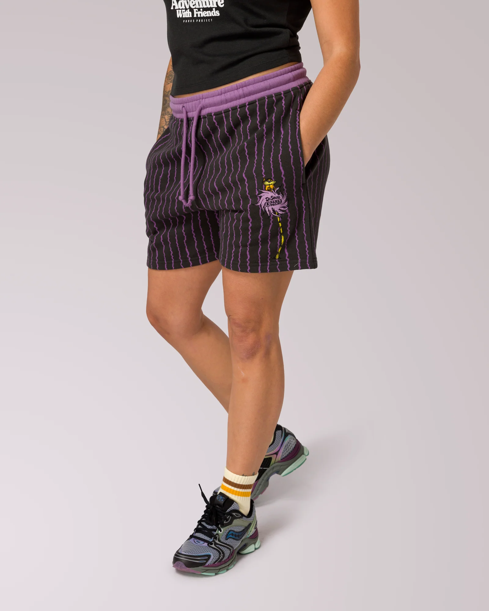 Lorax x Parks Project Speak For The Trees Fleece Short - Image 3