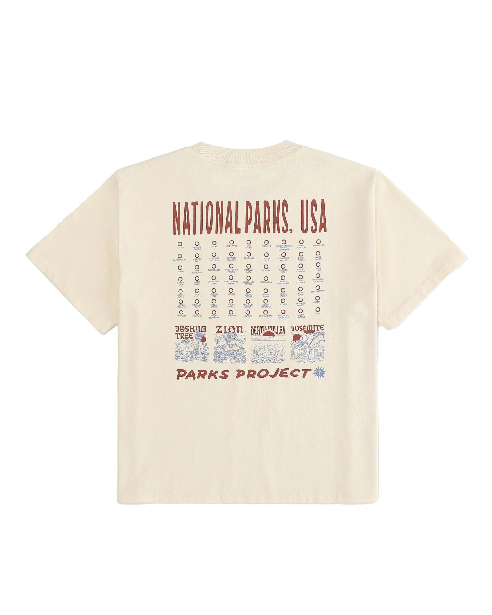 National Parks USA Fill In Boxy Tee - Image 3