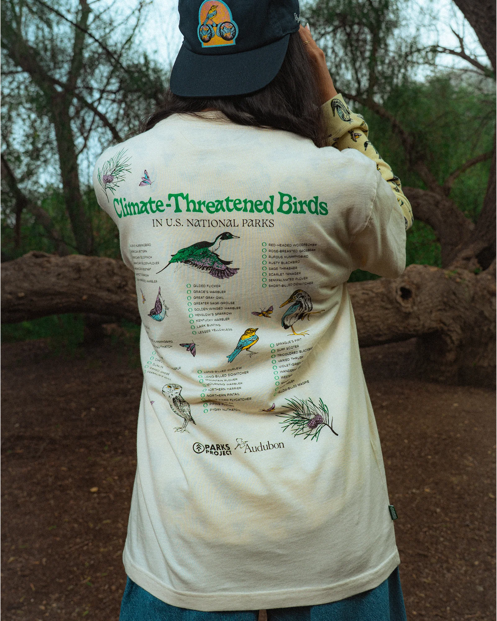 Parks Project x Audubon Bird Checklist Tee - Image 2