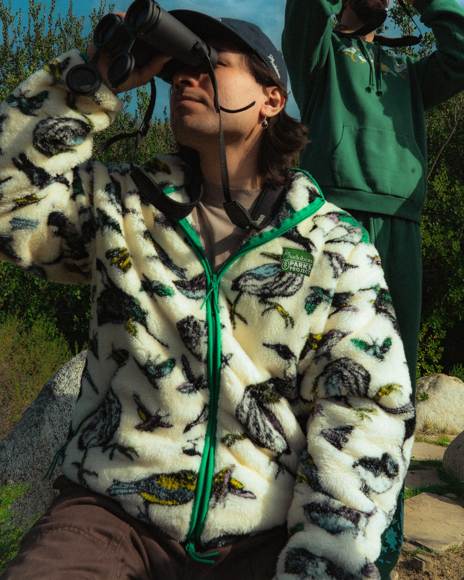 Parks Project x Audubon Faux Shearling Jacket - Image 2