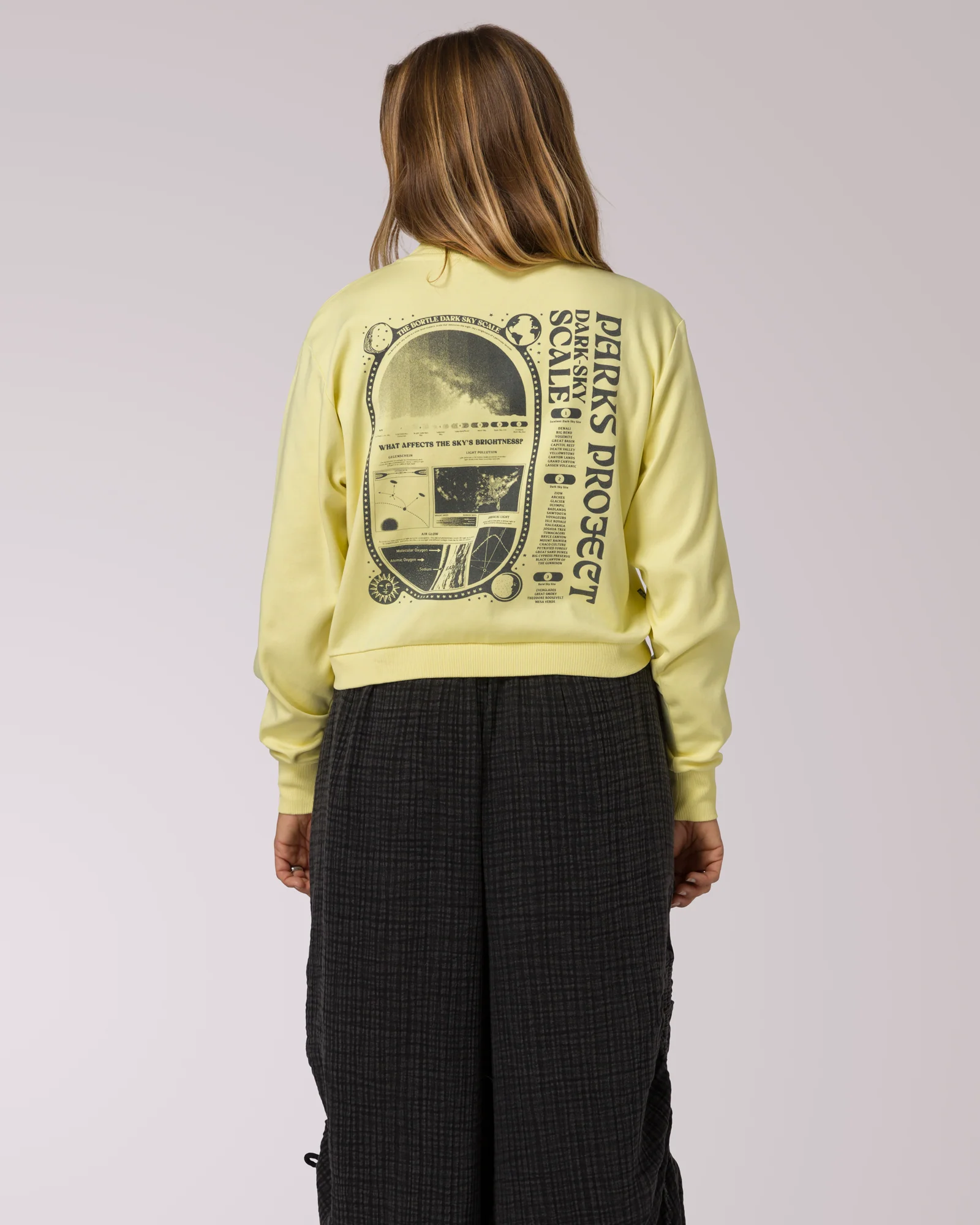 Women's Dark Sky Scale Cropped Crew - Image 3