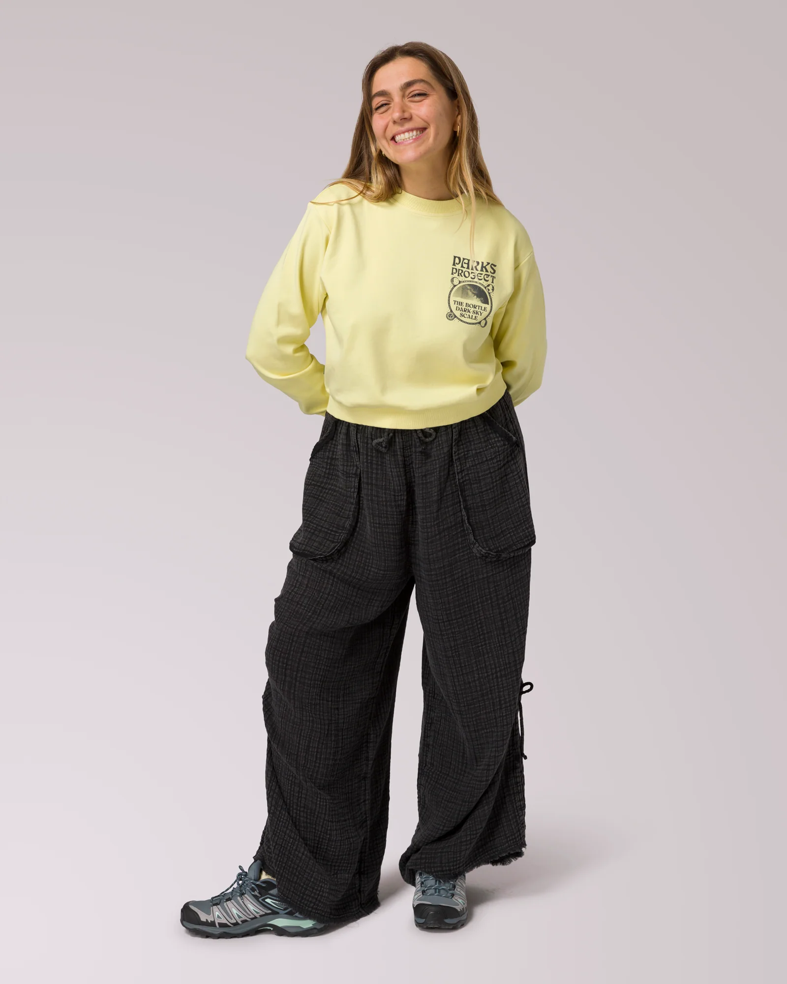Women's Dark Sky Scale Cropped Crew - Image 6