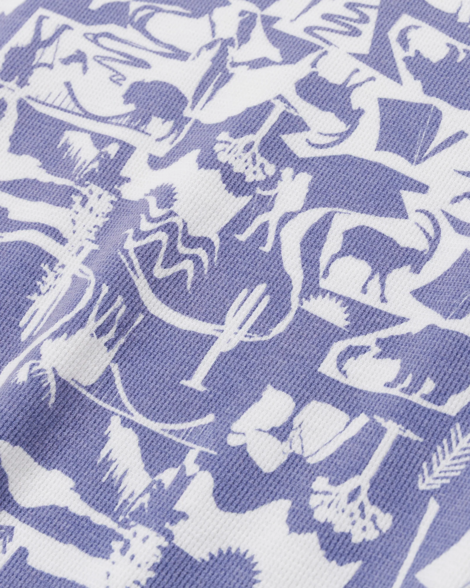 Women's Park Shadows Waffle Long Sleeve Tee - Image 4