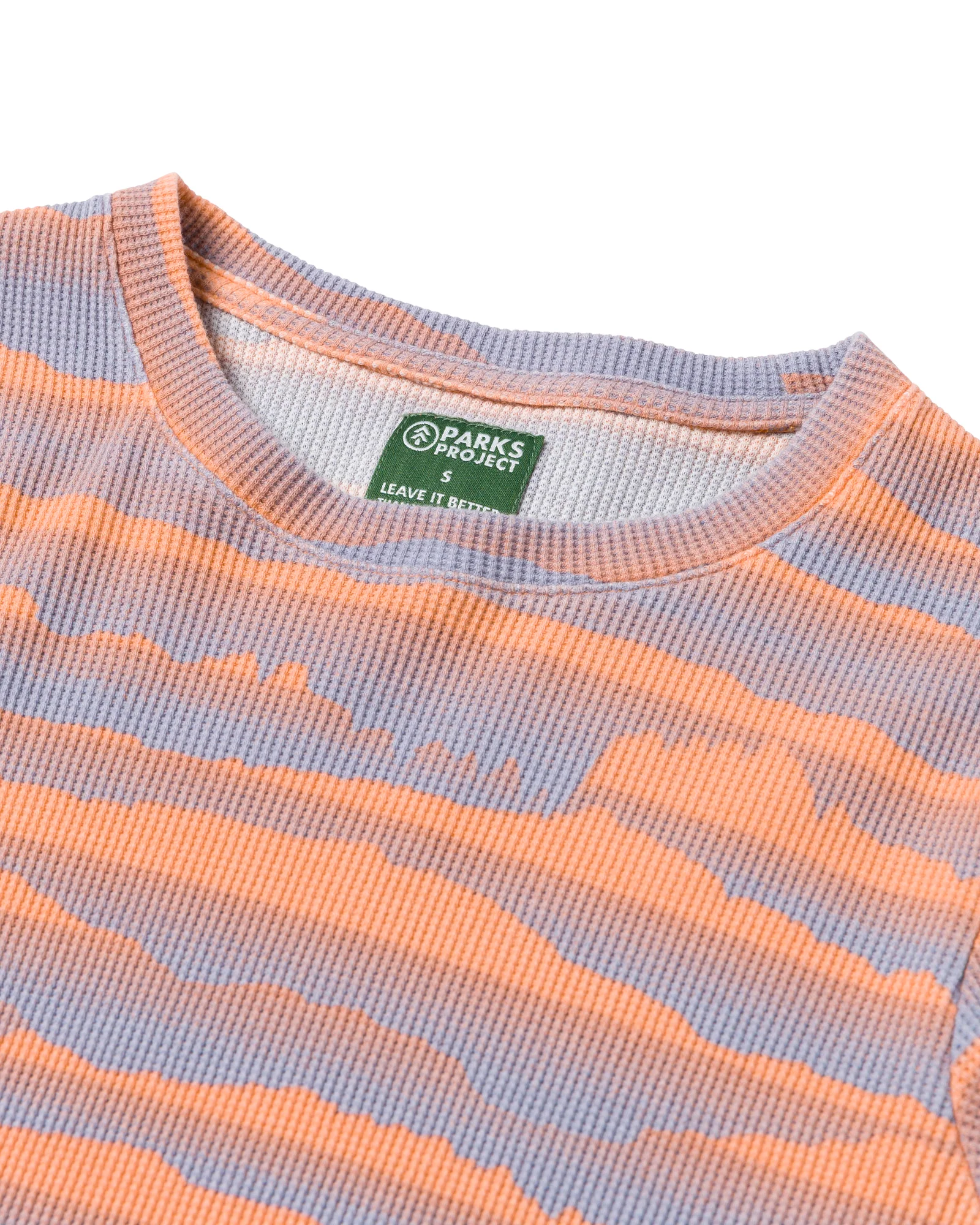 Women's Smoky Mtn. Haze Mini Waffle Tee - Image 5
