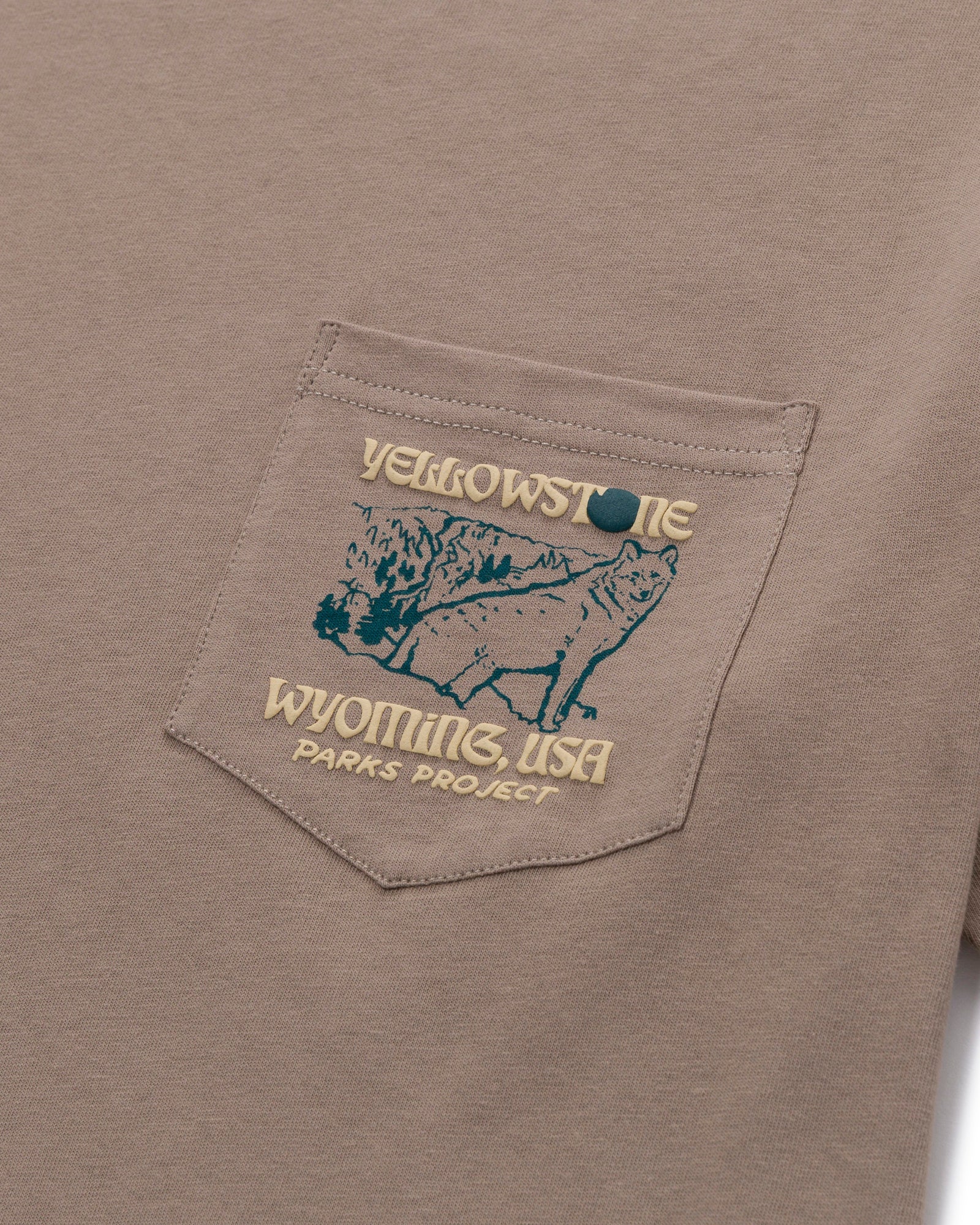 Yellowstone Puff Print Pocket Tee - Image 6
