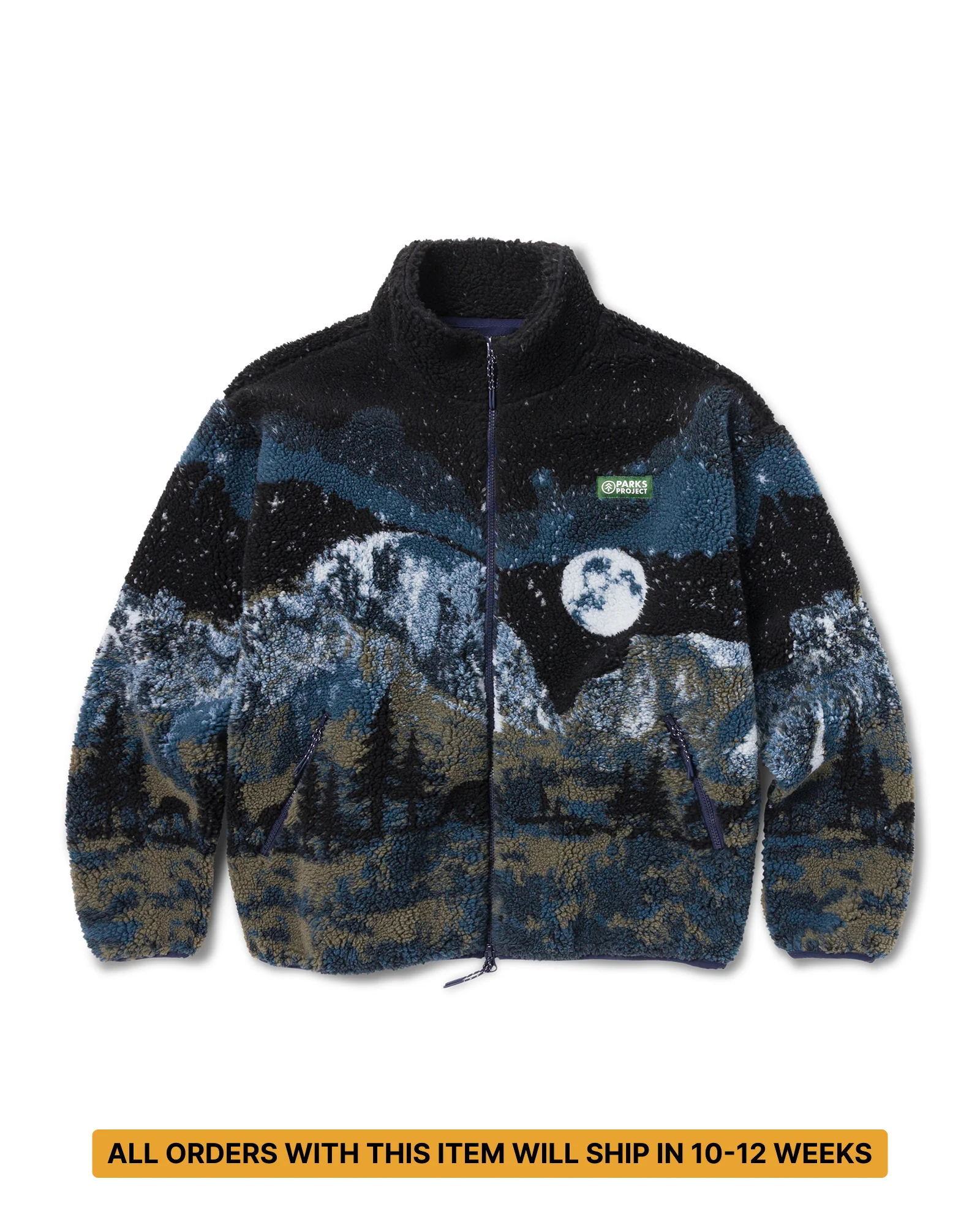 Yosemite Night Views Full Zip High Pile Fleece - Image 4