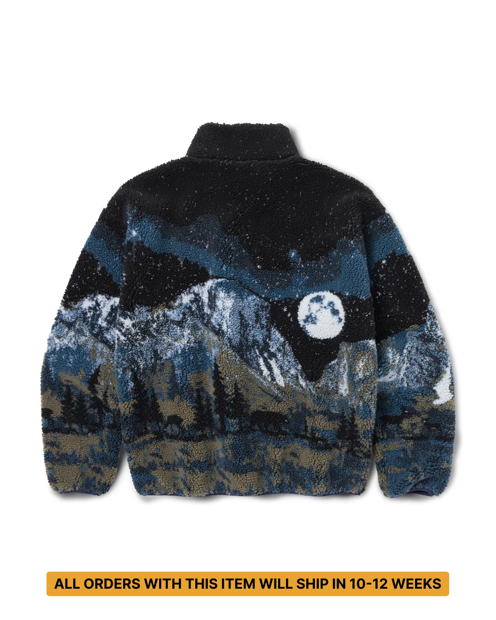 Yosemite Night Views Full Zip High Pile Fleece - Image 5