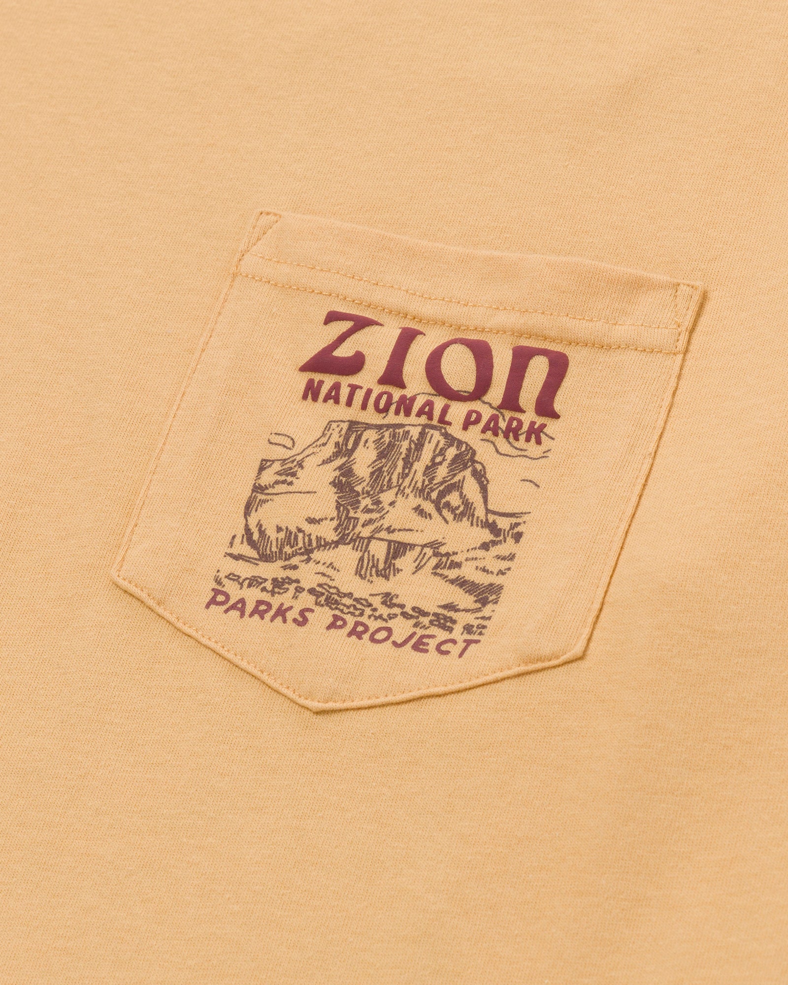 Zion Puff Print Pocket Tee - Image 4